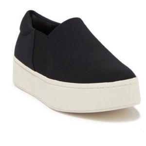 Vince Warren Black Slip On Sneakers Women’s Size 7.5